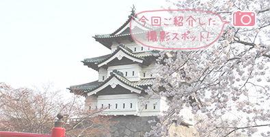 弘前城と下乗橋