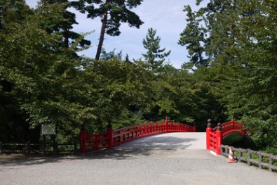 弘前城の杉の大橋