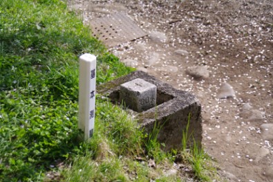 弘前城本丸三角点