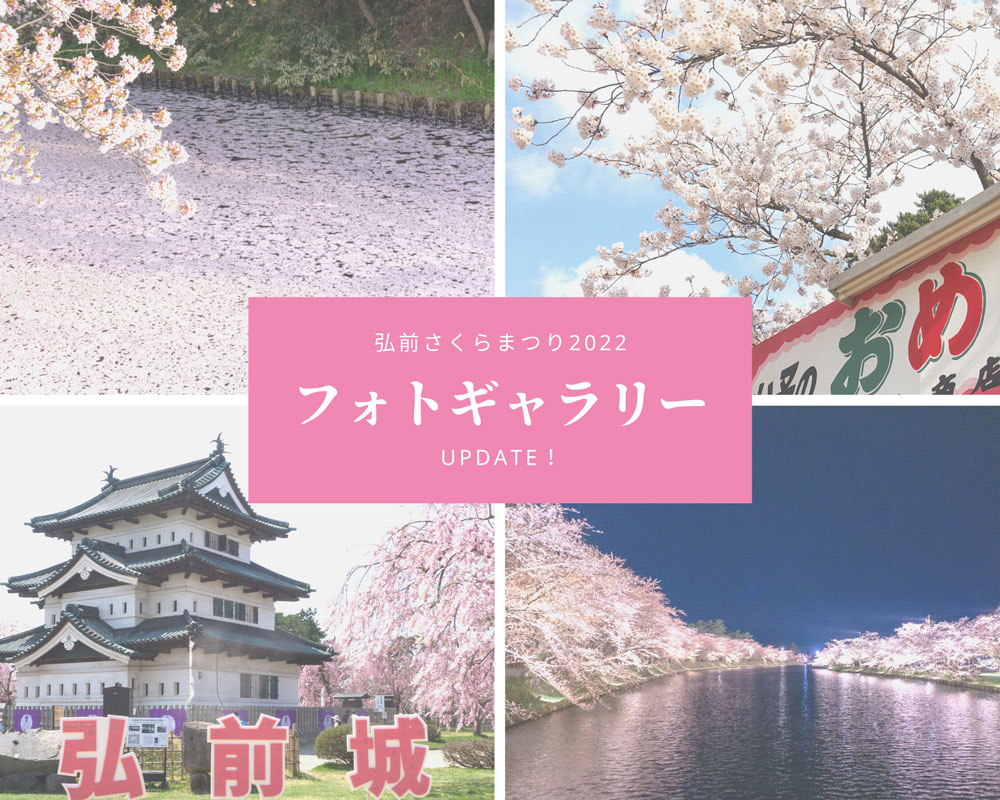 2022年の弘前公園の桜