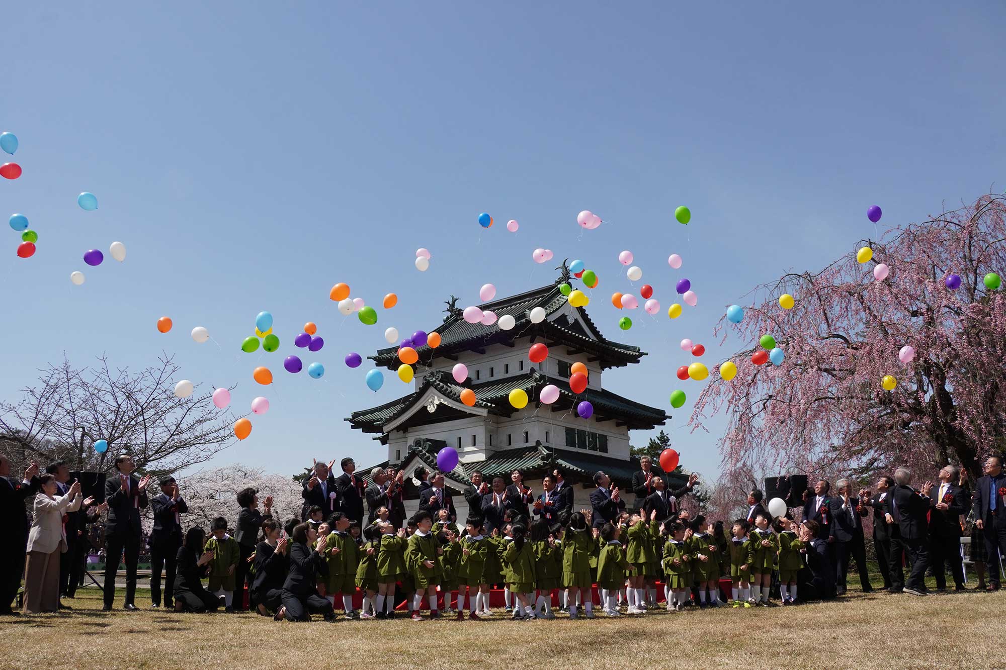 2026年4月17日、弘前さくらまつり満開セレモニー