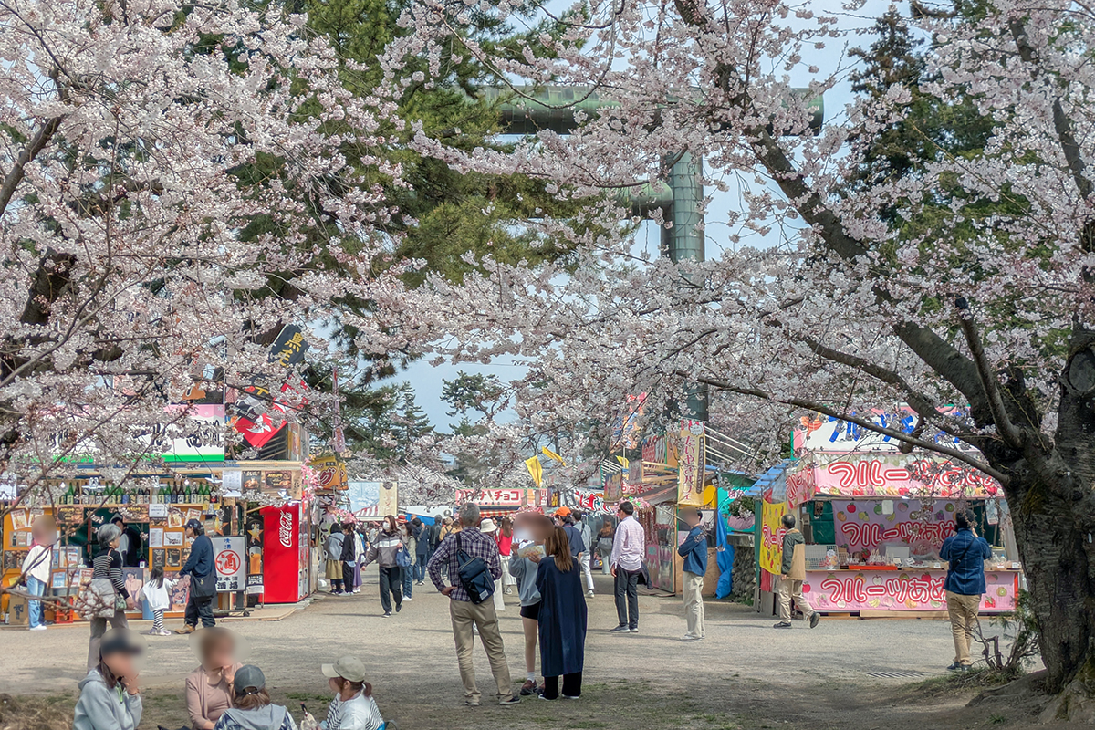2026年4月15日、弘前公園四の丸