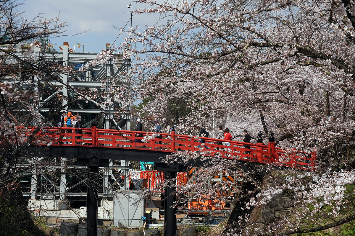 2026年4月16日、弘前公園二の丸・下乗橋