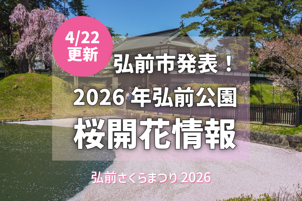 2026/4/22更新】弘前公園さくら情報 花吹雪・花筏はまだまだ見ごろ