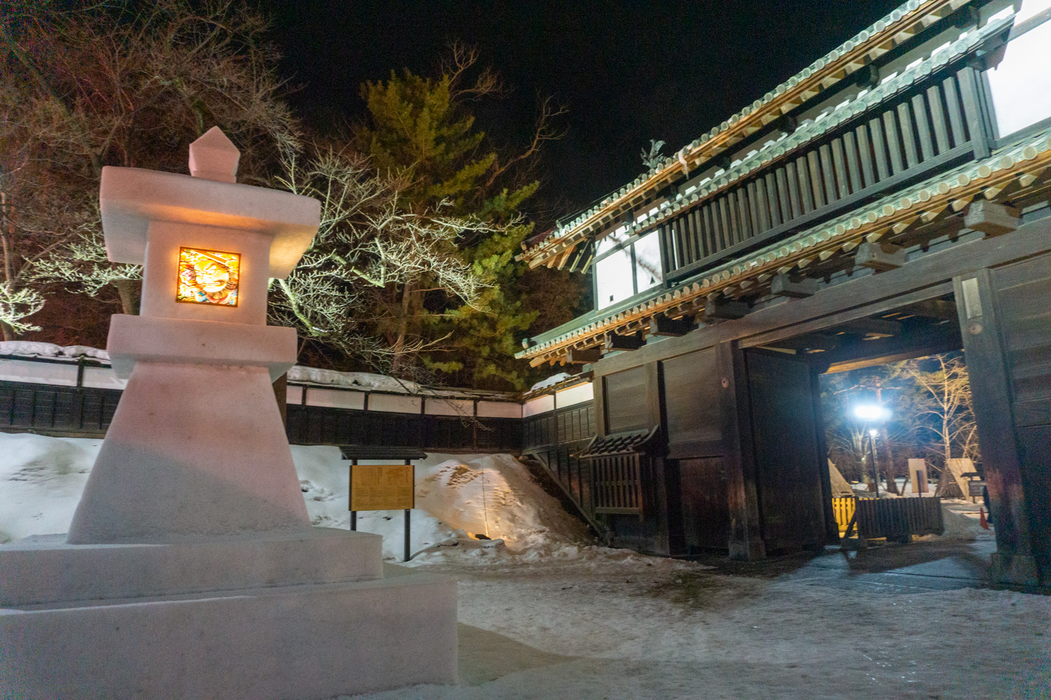 2021年2月10日～2月14日「弘前城雪燈籠まつり」