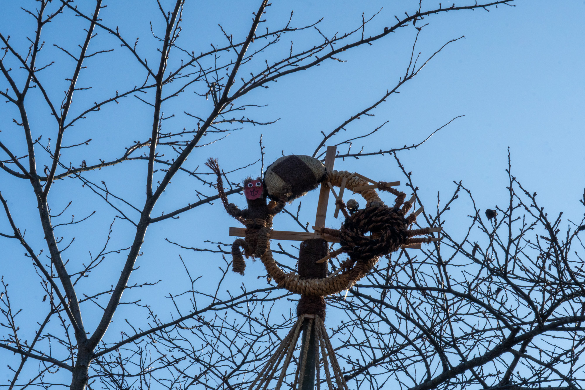 雪吊り（さるかに合戦）